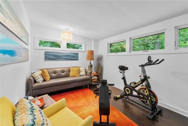 Fitness Equipment, Interior, Wood Texture Flooring