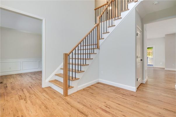 Empty room, Interior, Wood Texture Flooring