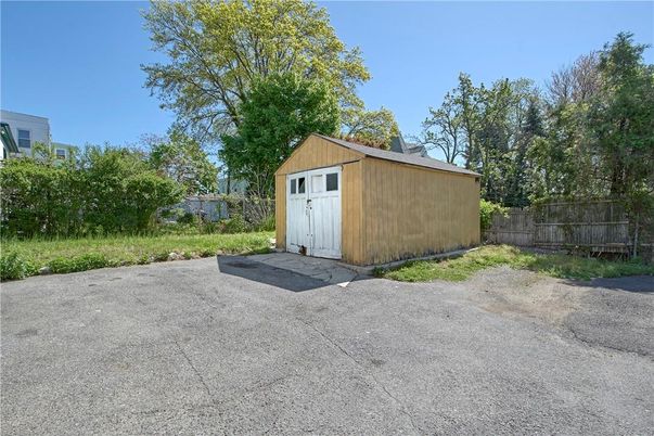 Backyard, Detached Garage, Exterior