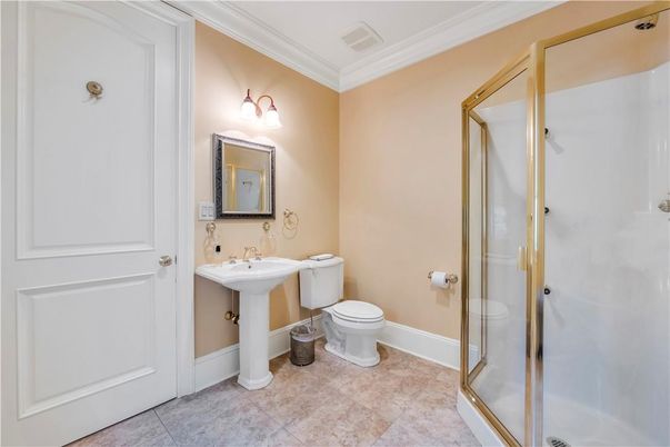Bathroom, Glass Shower, Interior