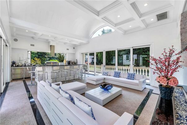 Interior, Living room, Recessed Lighting