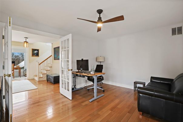 Home Office, Interior, Wood Texture Flooring