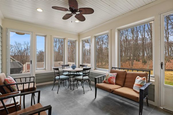 Dining room, Interior, Recessed Lighting, Sun Room