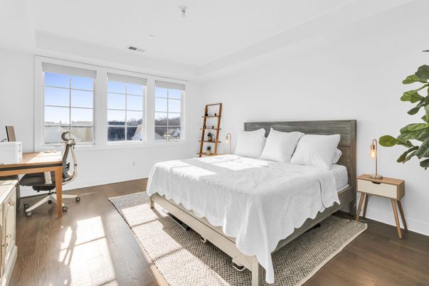 Bedroom, Home Office, Interior, Wood Texture Flooring