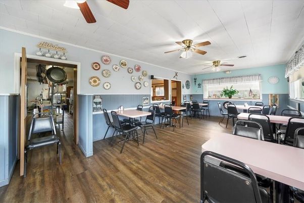 Dining room, Interior, Wood Texture Flooring