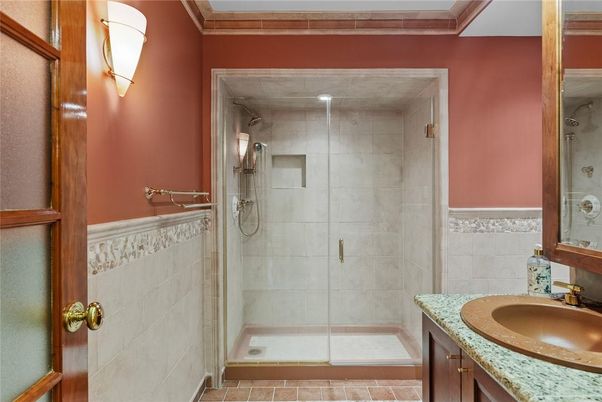Bathroom, Glass Shower, Interior