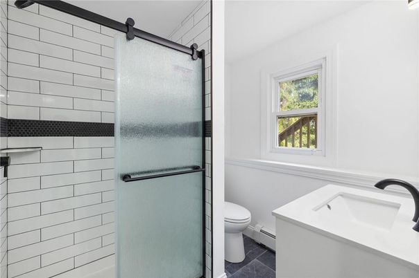 Bathroom, Glass Shower, Interior