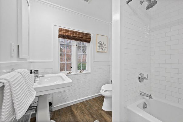 Bathroom, Interior, Wood Texture Flooring