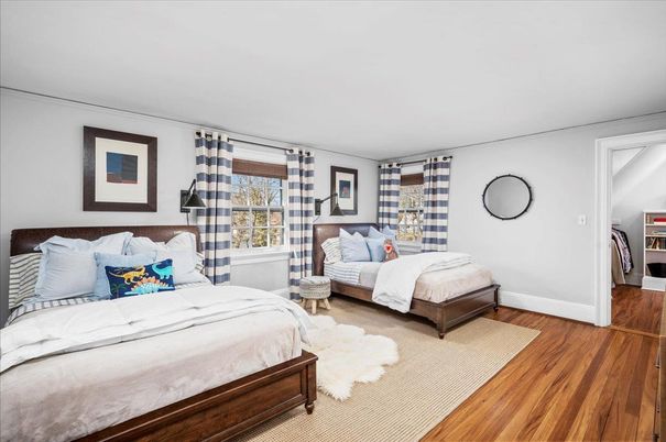 Bedroom, Interior, Wood Texture Flooring