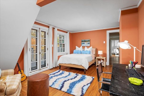 Bedroom, Interior, Wood Texture Flooring