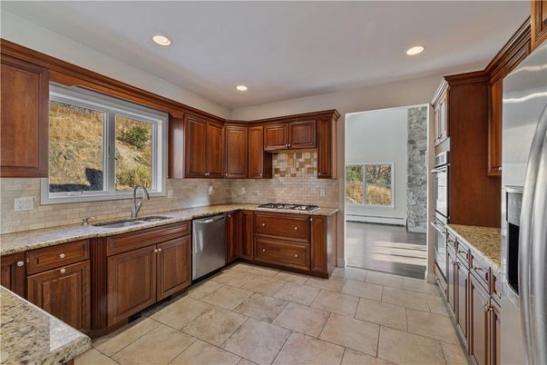 Interior, Kitchen, Recessed Lighting, Stainless Steel Appliances