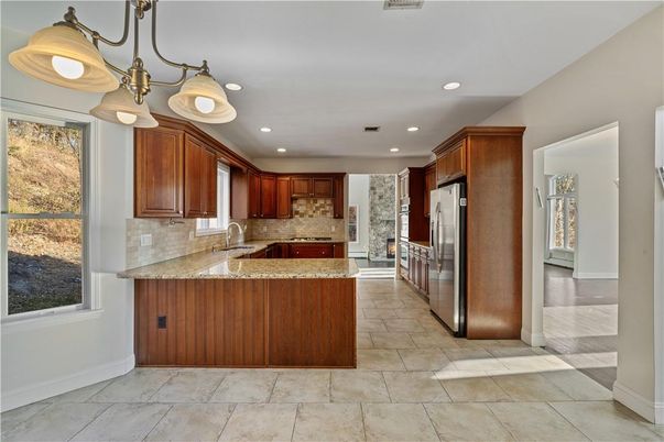 Interior, Kitchen, Recessed Lighting, Stainless Steel Appliances