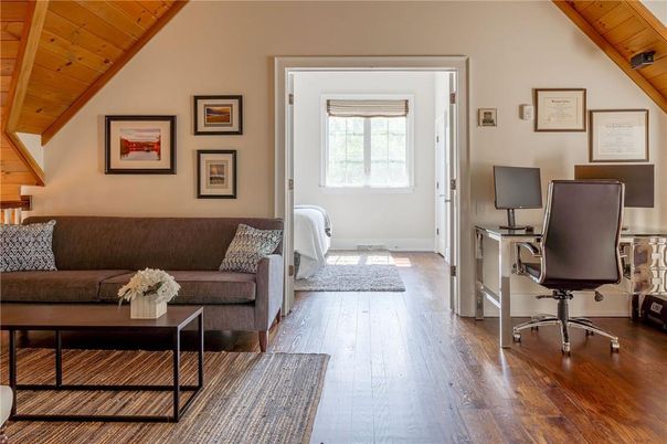 Home Office, Interior, Wooden Beams, Wooden Ceilings, Wood Texture Flooring