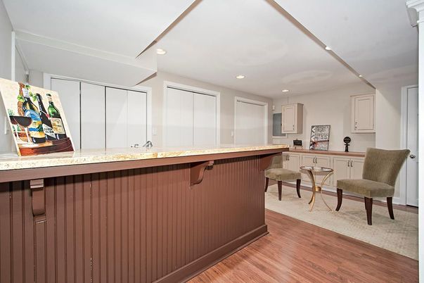 Interior, Recessed Lighting, Wood Texture Flooring