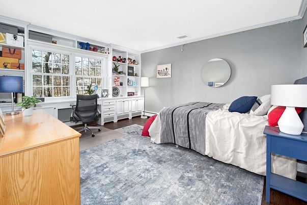 Bedroom, Home Office, Interior, Wood Texture Flooring
