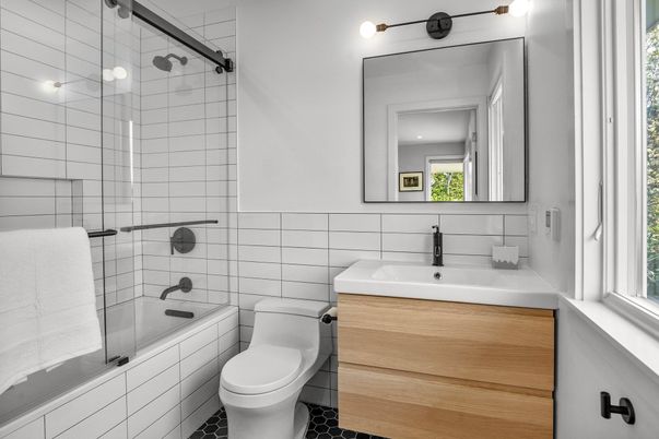 Bathroom, Glass Shower, Interior