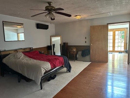 Bedroom, Interior, Wood Texture Flooring