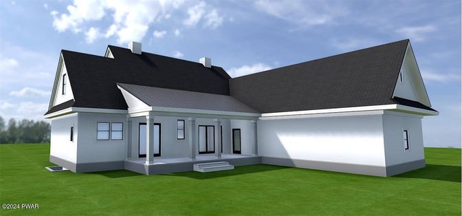 Attached, Exterior, Facade, Modern
