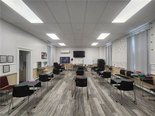 Home Office, Interior, Living room, Recessed Lighting, Wood Texture Flooring