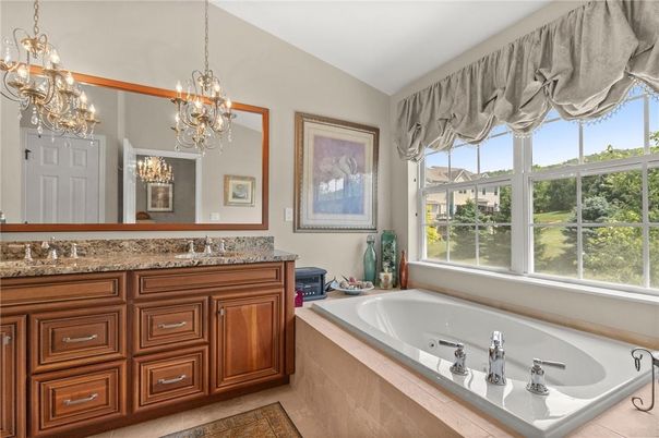 Bathroom, Chandelier, Dual Sink Vanities, Interior