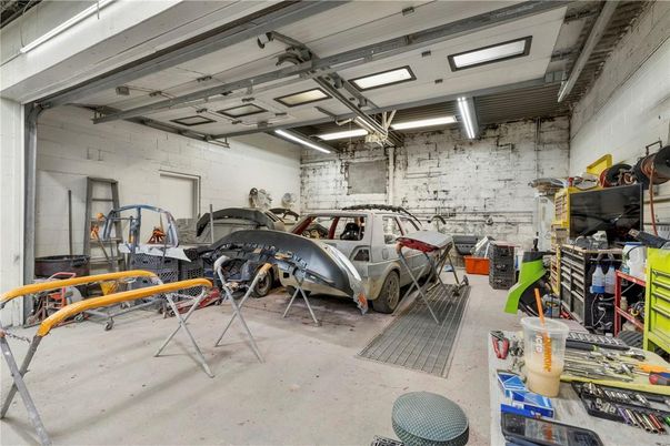 Garage, Interior, Stone Walls