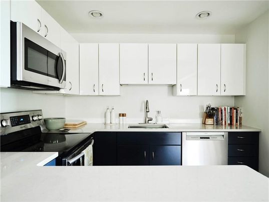 Interior, Kitchen, Recessed Lighting, Stainless Steel Appliances