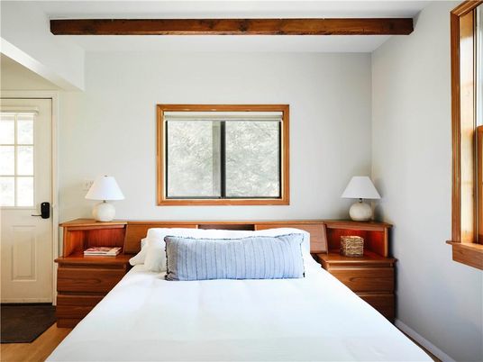 Bedroom, Interior, Wooden Beams, Wood Texture Flooring