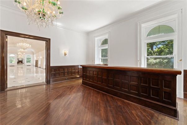 Chandelier, Interior, Wood Texture Flooring