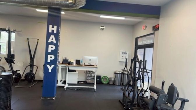 Fitness Equipment, Interior, Recessed Lighting
