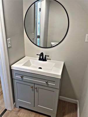Bathroom, Interior, Wood Texture Flooring
