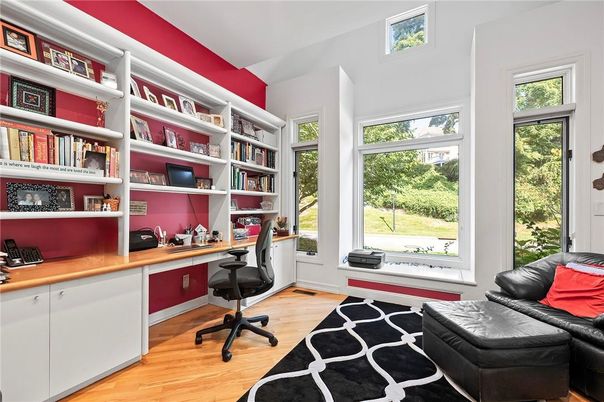 Home Office, Interior, Wood Texture Flooring