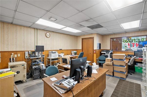 Home Office, Interior, Wooden Walls