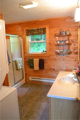 Bathroom, Interior, Wooden Walls