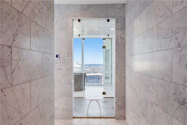 Bathroom, Interior, Marble Walls