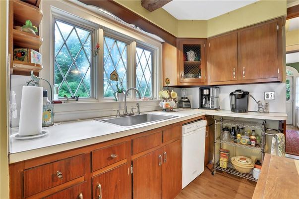 Interior, Kitchen, Wood Texture Flooring