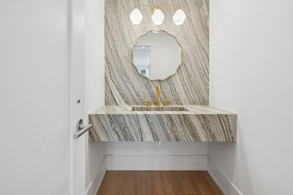Bathroom, Interior, Wood Texture Flooring