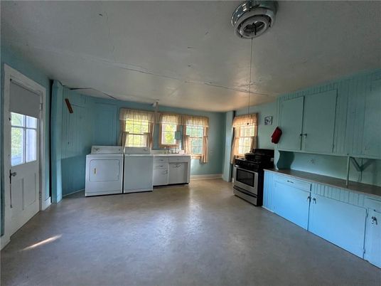 Interior, Kitchen, Pendant Lights, Washer