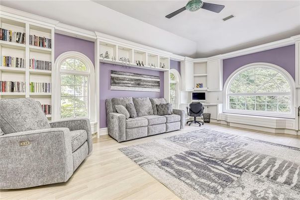 Home Office, Interior, Wood Texture Flooring