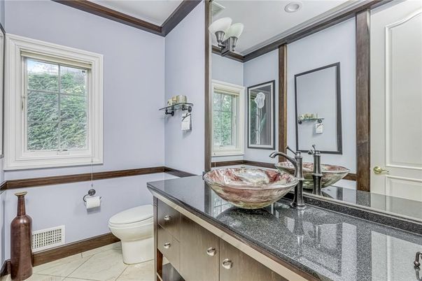Bathroom, Interior, Marble, Recessed Lighting