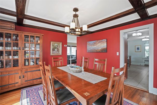 Chandelier, Dining room, Interior, Pendant Lights, Wood Texture Flooring