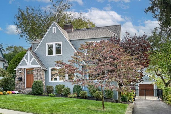 Detached Garage, Exterior, Facade, Tudor Revival