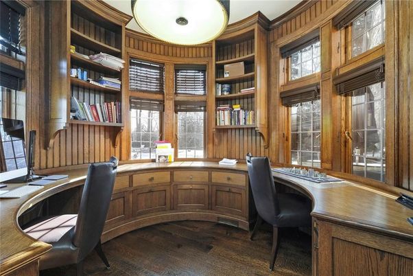 Home Office, Interior, Wood Texture Flooring