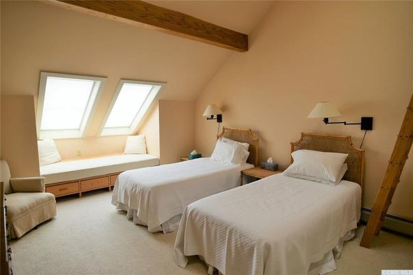 Bedroom, Interior, Wooden Beams