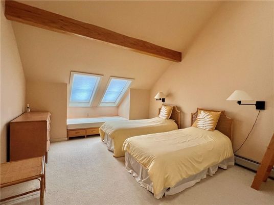 Bedroom, Interior, Wooden Beams