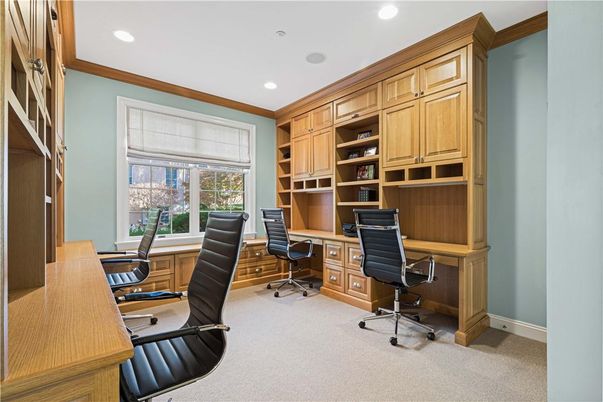 Home Office, Interior, Recessed Lighting