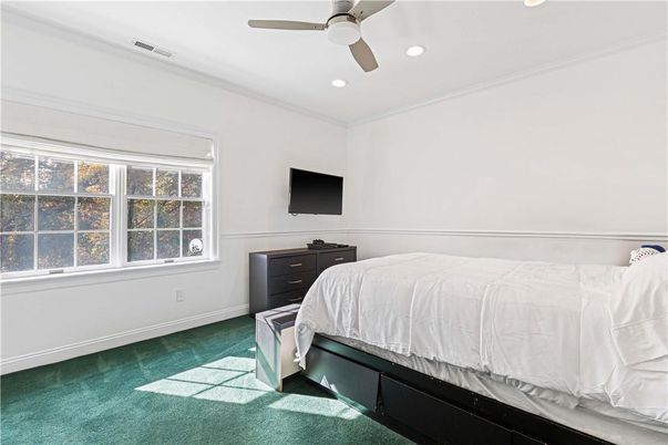 Bedroom, Interior, Recessed Lighting