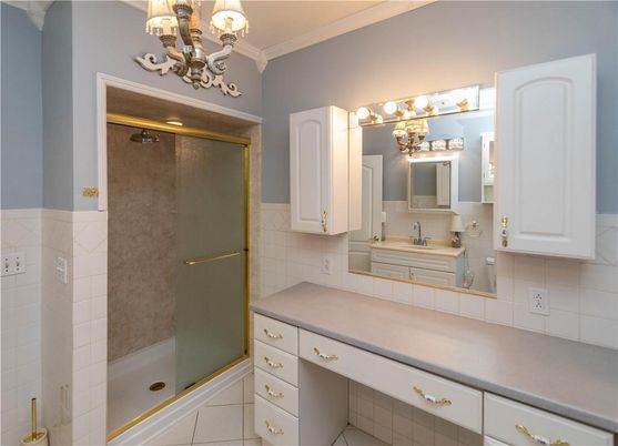 Bathroom, Glass Shower, Interior