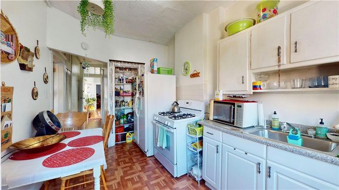 Interior, Kitchen, Wood Texture Flooring