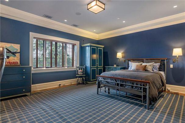 Bedroom, Interior, Recessed Lighting