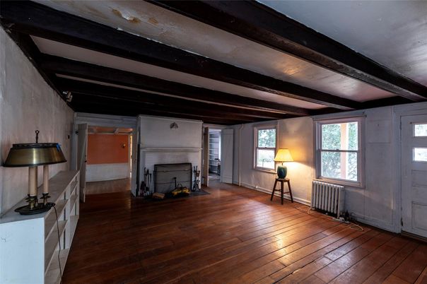 Fitness Equipment, Interior, Wooden Beams, Wood Texture Flooring